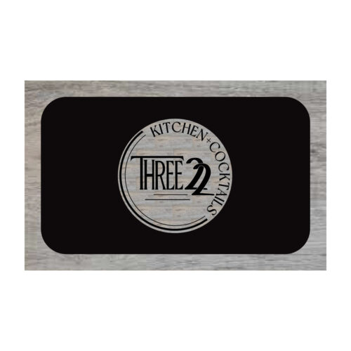 three 22 gift card